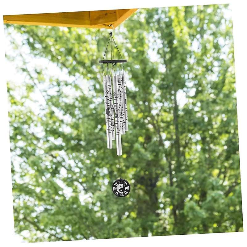 Large Bagua Wind Chime Pendant, Retro Metal Wind Chime, Retro Fortune Wind Chime, Garden Wind Chime
