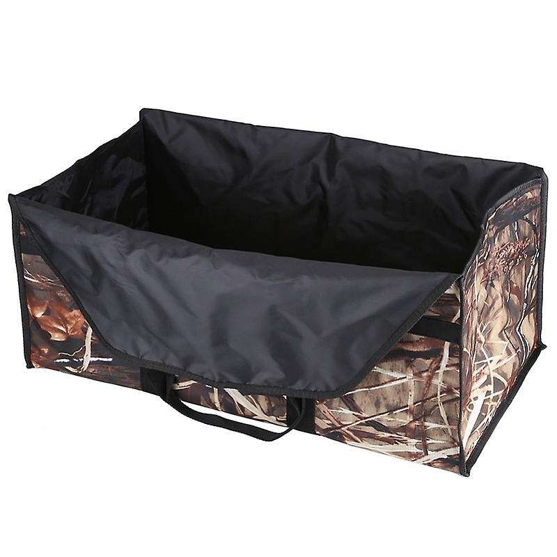 Large Capacity Oxford Fabric Firewood Wood Bag Outdoor Camping Log Carrier Camouflage Portable Bag C