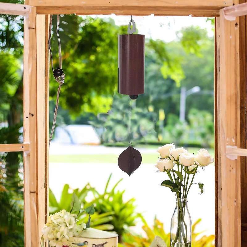 Large Deep Resonance Serenity Bell Windchime Vintage Heroic Windbell Metal Wind Chimes for Home Outd
