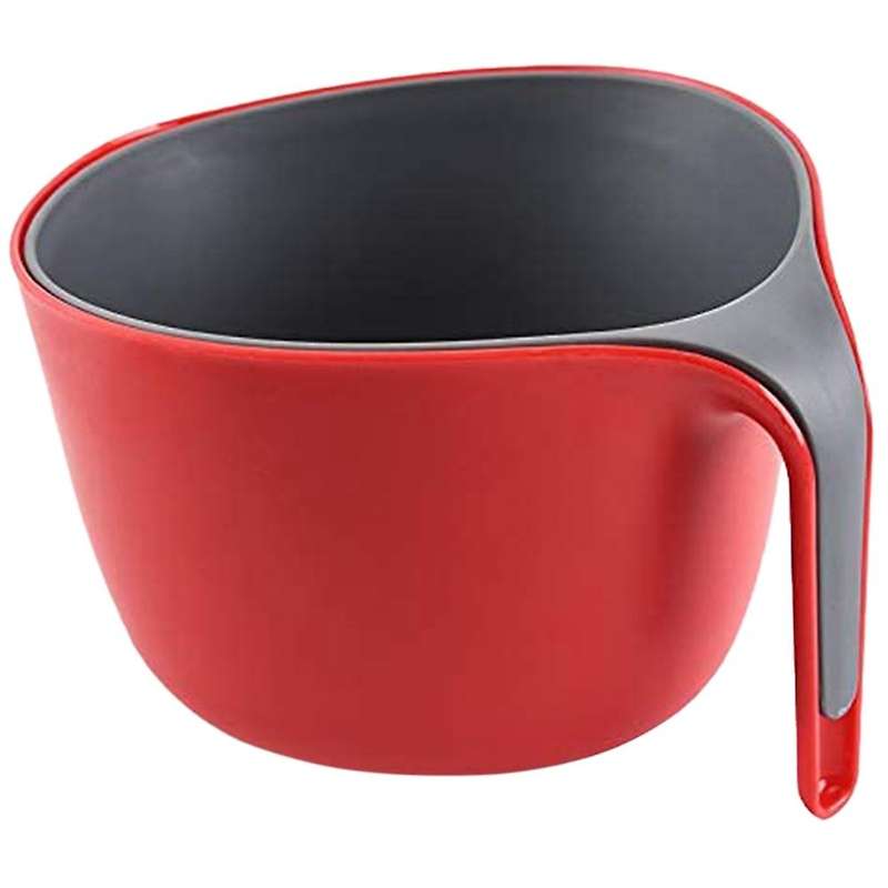 Large Nest Washing Colander Bowl Sets & Food Strainers with Long Kitchen Plastic Washing Bowl and S