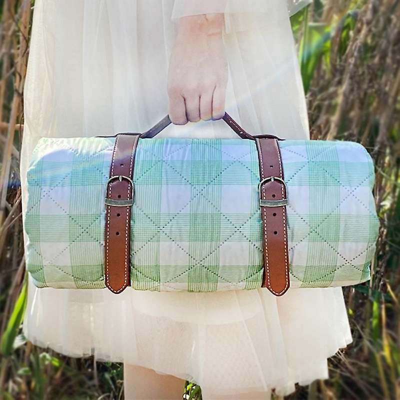Large Picnic Blanket Rug Handy Mat with Waterproof Backing Oversized Portable Lawn Blanket or Sandpr