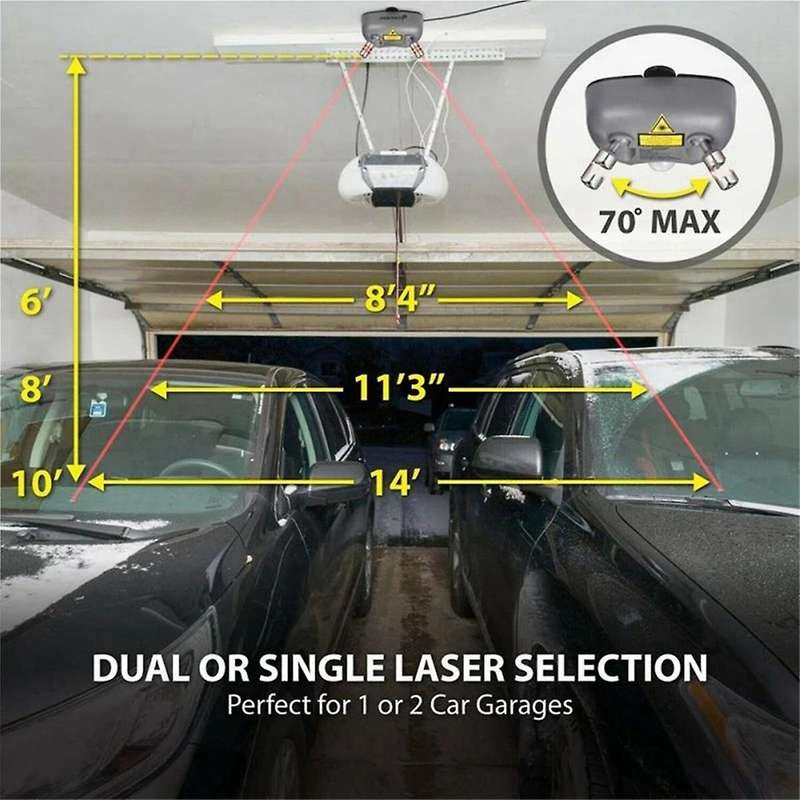 Laser Parking Meter Car Garage Ceiling Location Positioning Correction Parking Sensor Aid Monitor S