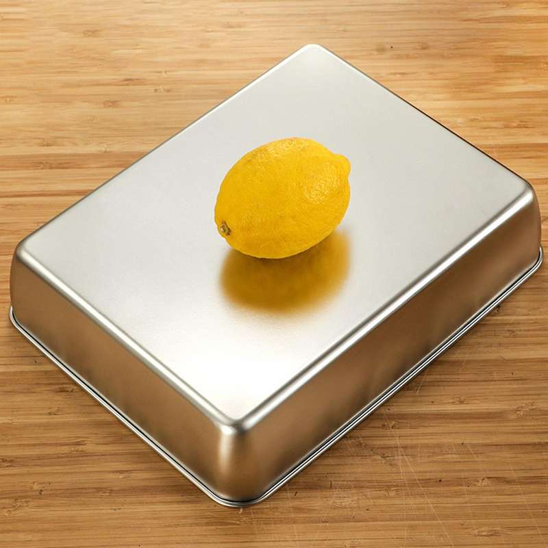 Lasagna 2, Rectangular Cake Deep Baking Sheet Pans Stainless Steel for Lasagna Cake