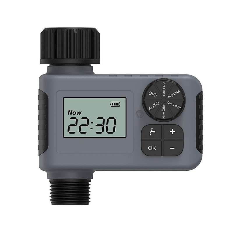 Larges Screen Display Smart Water Timer Garden Irrigation Controller Battery Powered Waterproof Gar