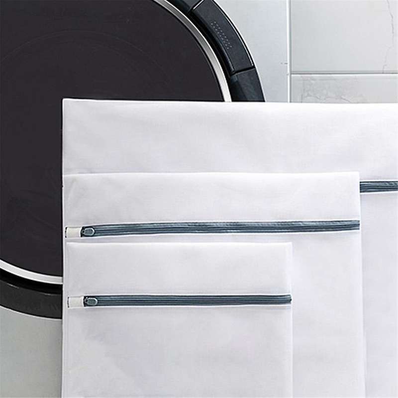 Laundry Bags Mesh Wash Bags(3Pcs) ,Delicate Laundry Bag for College,Dorm,Storage 40 X 50cm