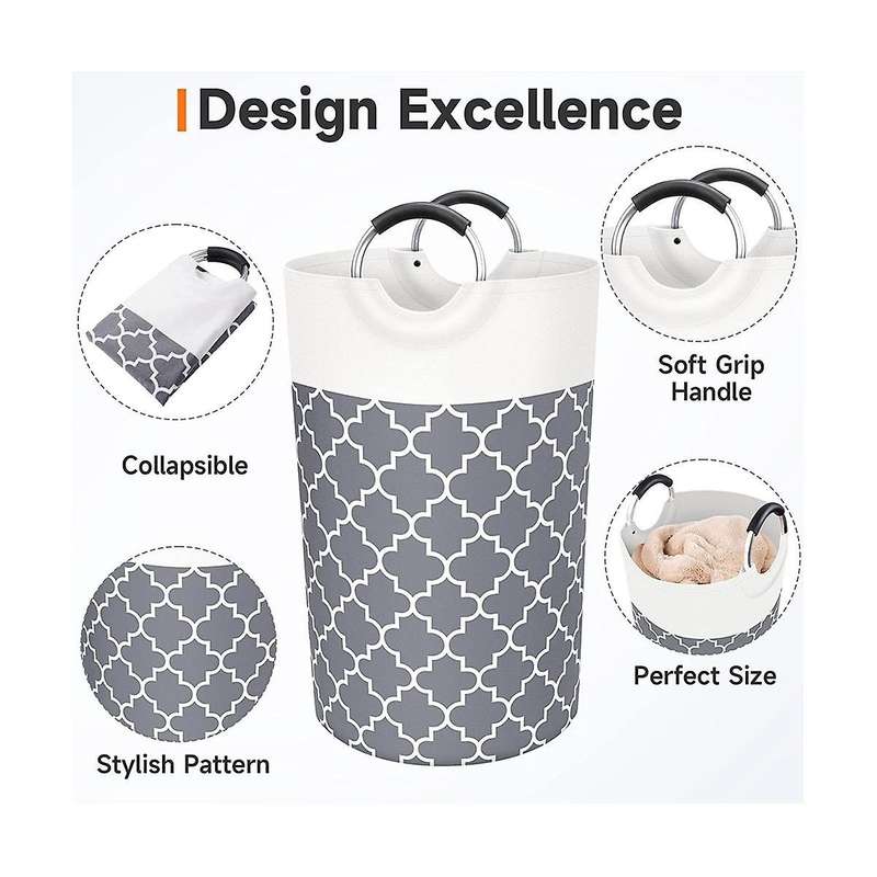 Laundry Basket Laundry Hamper Bag Washing Bin Clothes Bag Collapsible Tall with Handles Waterproof