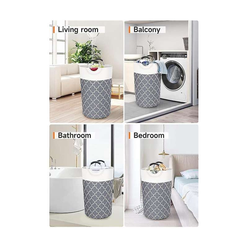 Laundry Basket Laundry Hamper Bag Washing Bin Clothes Bag Collapsible Tall with Handles Waterproof