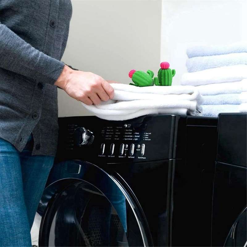 Laundry Decontamination Anti- Ball Laundry Ball Reusable Cactus Washing Machine Hair Cleaning Tool