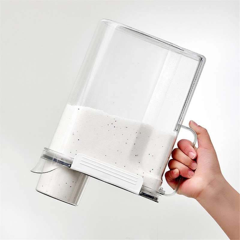 Laundry Detergent Basket Washing Powder Container Plastic Laundry Hamper with Lid