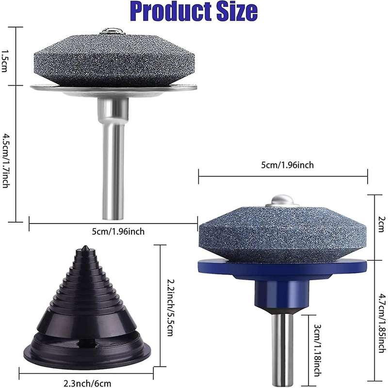 Lawn Mower Blade Sharpener Lawnmower Blade Sharpener for Drill with Blade Balancer Mower Blade Sharp