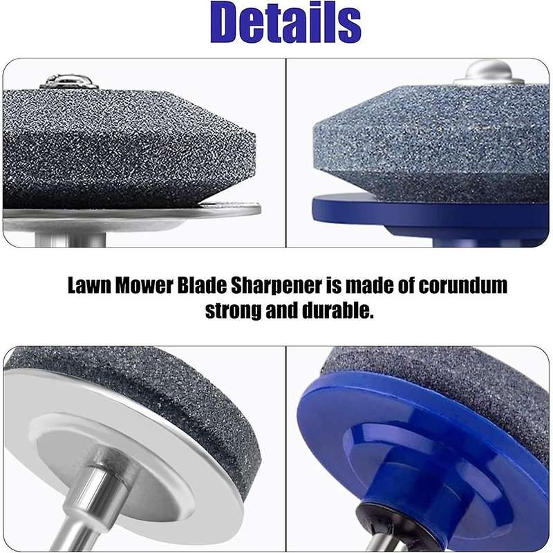 Lawn Mower Blade Sharpener Lawnmower Blade Sharpener for Drill with Blade Balancer Mower Blade Sharp