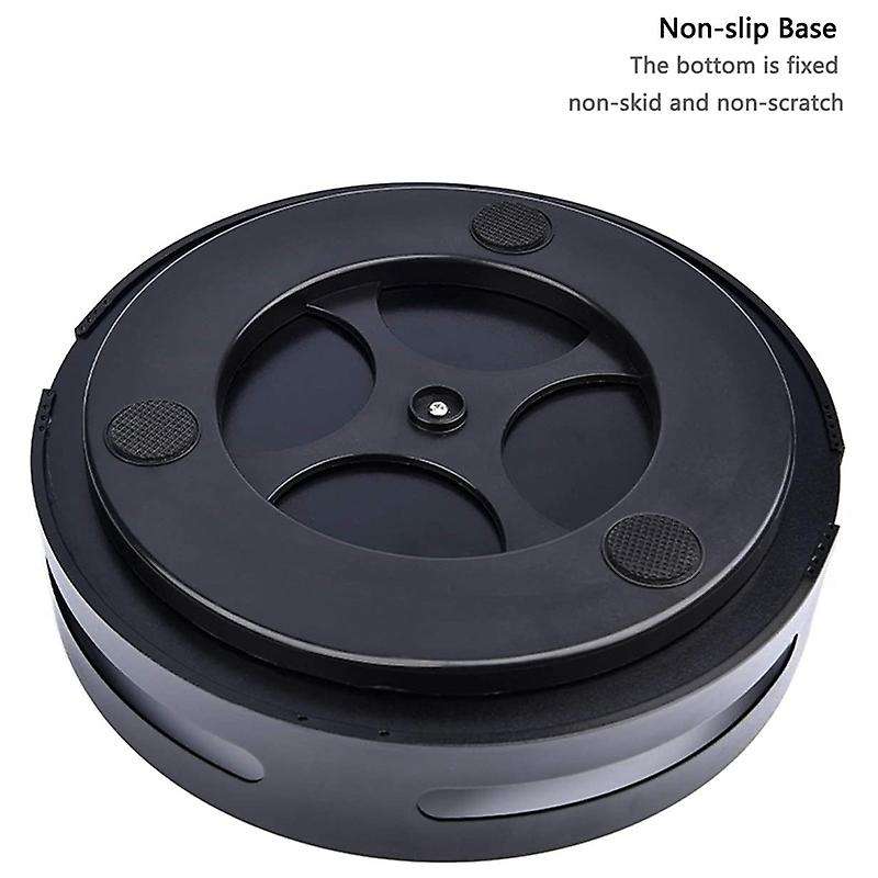 Lazy Turntable Cabinet Organizer -9.8 Inch Plastic Clear Spinning Organization & Storage Container