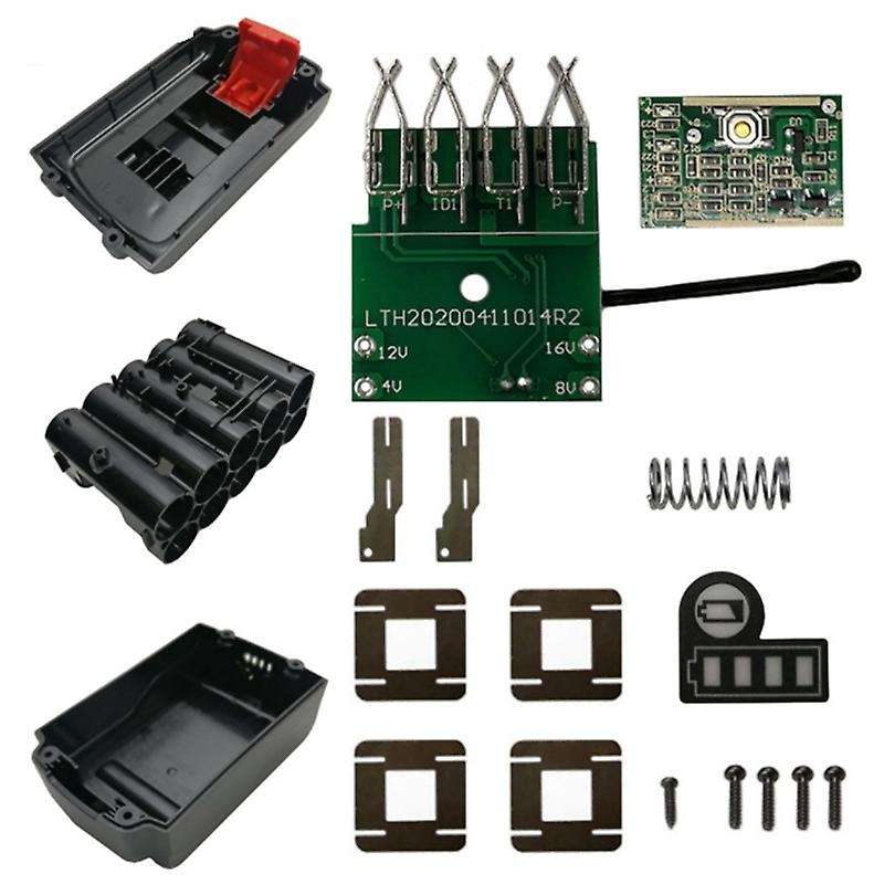LBX2040 Battery Plastic Shell Charging Protection Circuit Board PCB Box Shell for Black 20V LBXR20 L