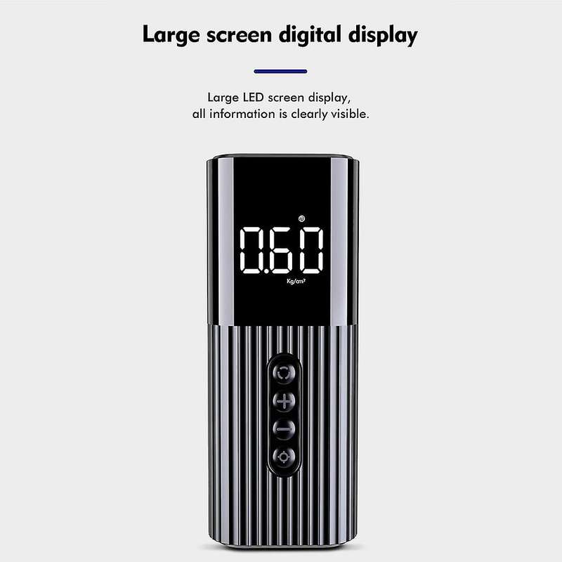 Lc-301 Intelligent Vehicle Wireless Air Pump Mini Air Pump Tire Inflator Cordless Portable Compress