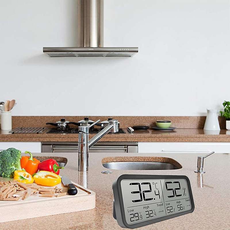 LCD Digital Temperature,Humidity Meter for Home Indoor,Electronic Hygrometer Thermometer,Weather Sen