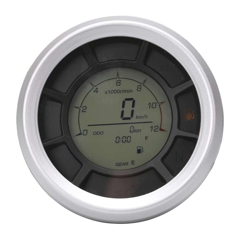 LCD Digital for Motorcycle Odometer Speedometer Tachometer Gauge Backlight 95mm