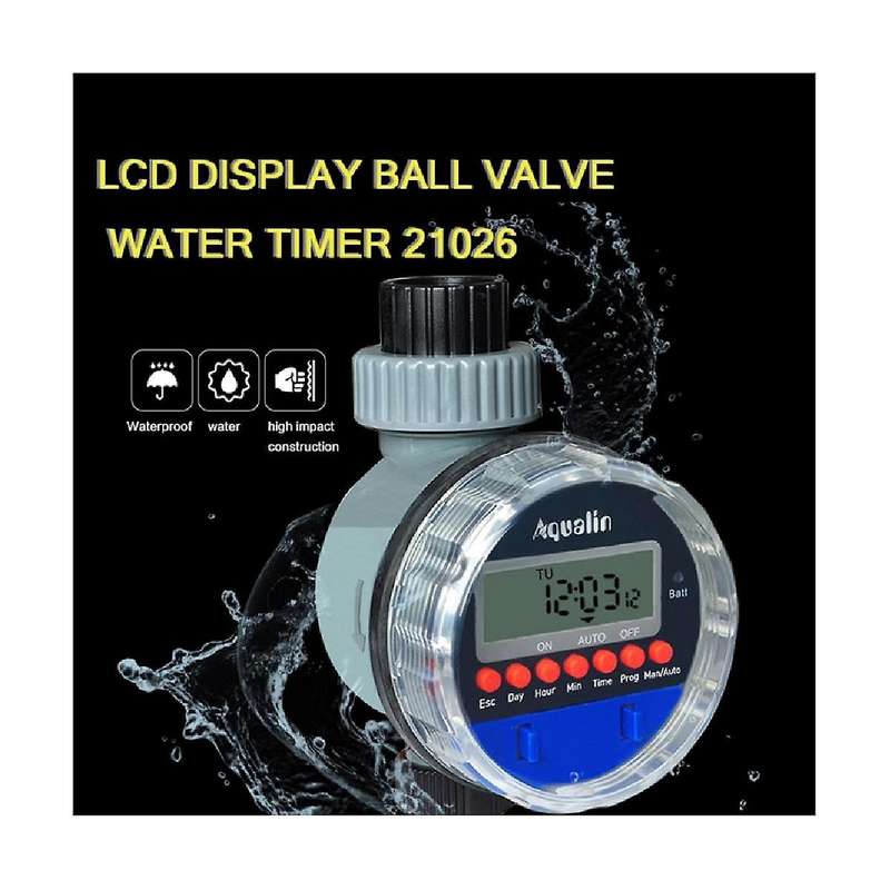 Lcd Display Garden Watering Timer 8 Programs Electronic Ball Valve Water Timer Irrigation System for