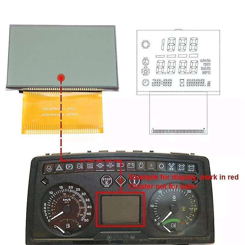 LCD Display for John Deere Massey Ferguson Tractors Instrument