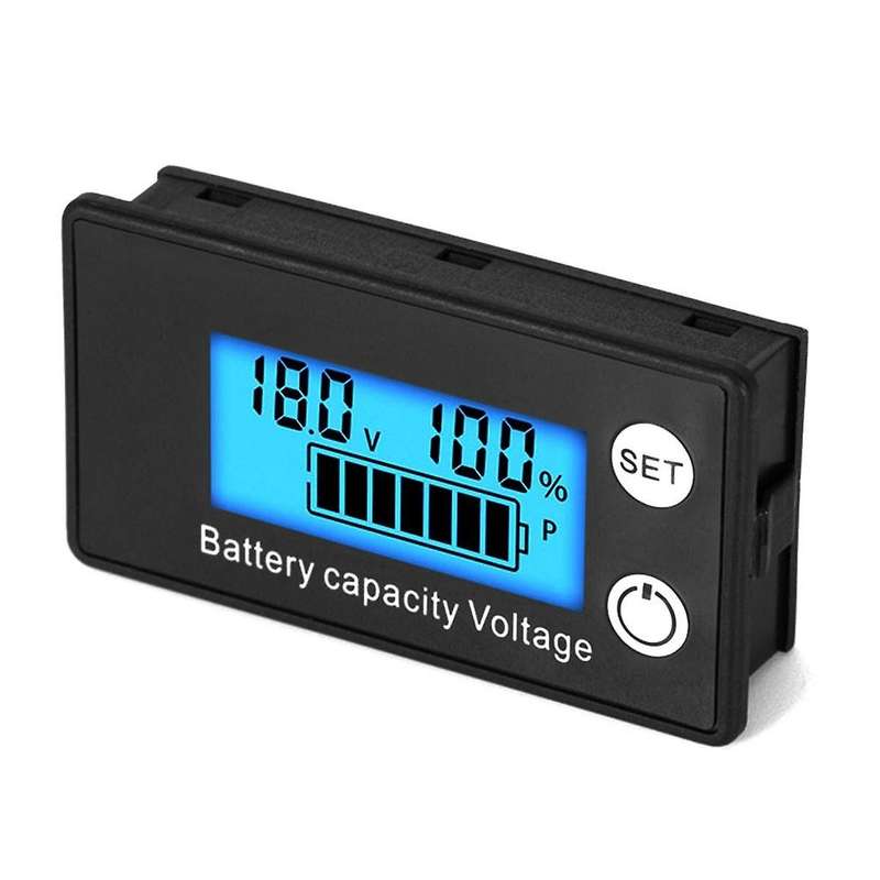 LCD Liquid Crystal 8-100V Voltmeter Battery Car Power Detection Digital Lithium Battery Capacity Dis