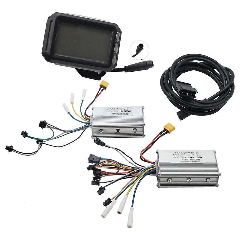 Lcd Display Dashboard+48v 25a Brushless Controller Kit for G3 G-booster Electric Scooter Front Rear