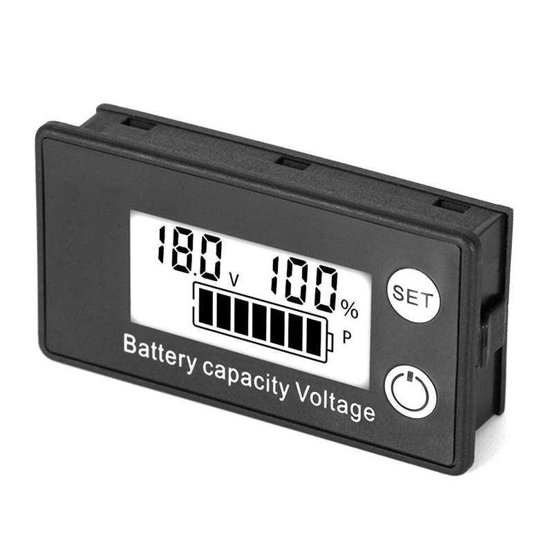 Lcd Liquid Crystal 8-100v Voltmeter Battery Car Power Detection Digital Lithium Battery Capacity Di
