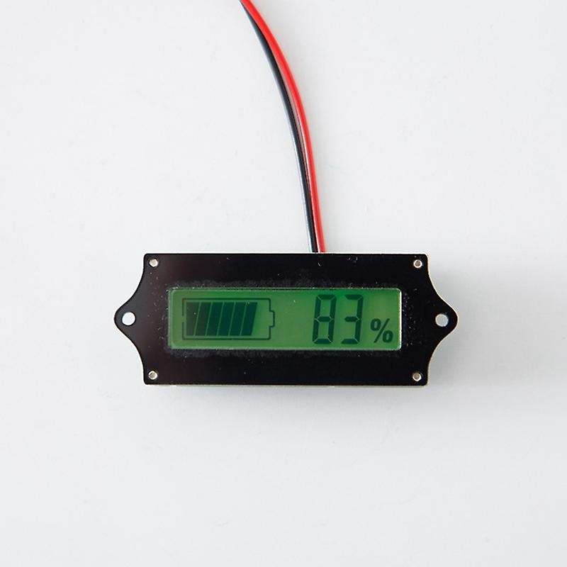 LCD Lithium Battery Acid Lead Lithium Battery Capacity Indicator Digital Voltmeter Tester 12V24V48V7