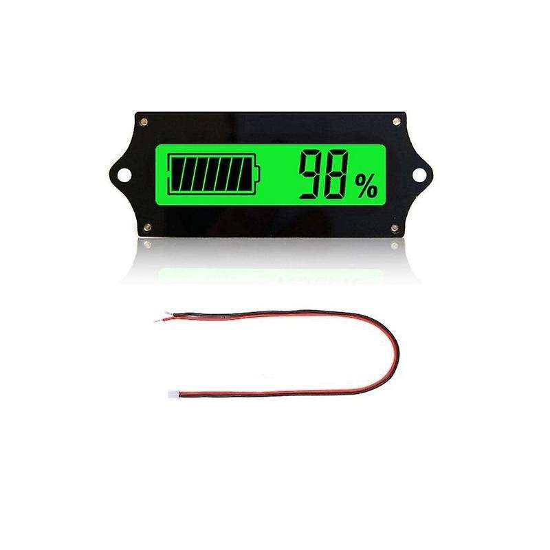 LCD Lithium Battery Acid Lead Lithium Battery Capacity Indicator Digital Voltmeter Tester 12V24V48V7