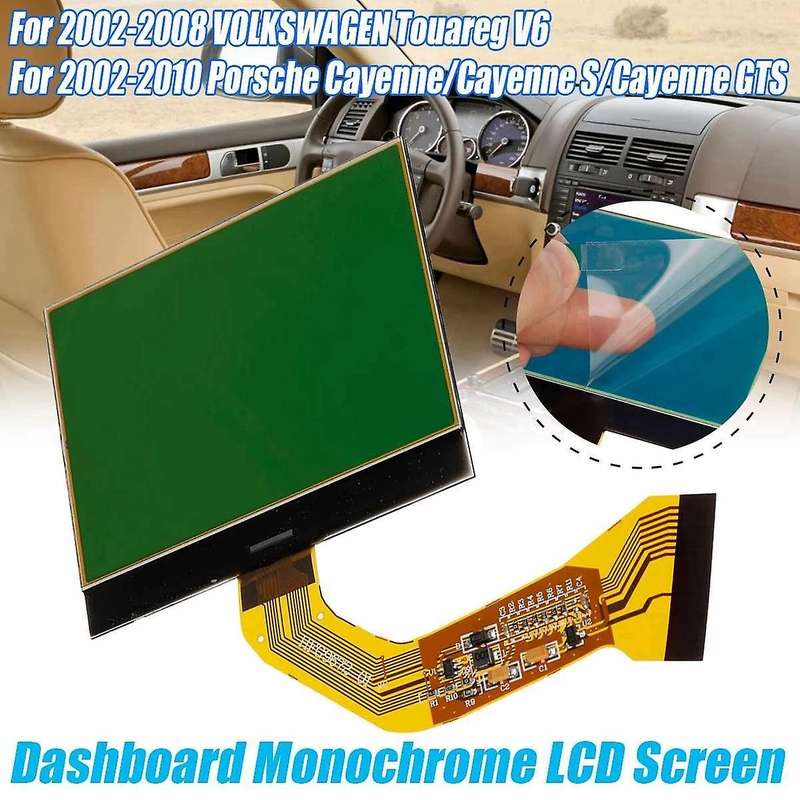 LCD Screen for V6/ /S Pixel/ Pixel Repair Yellow/Red Background Dashboard Monochrome