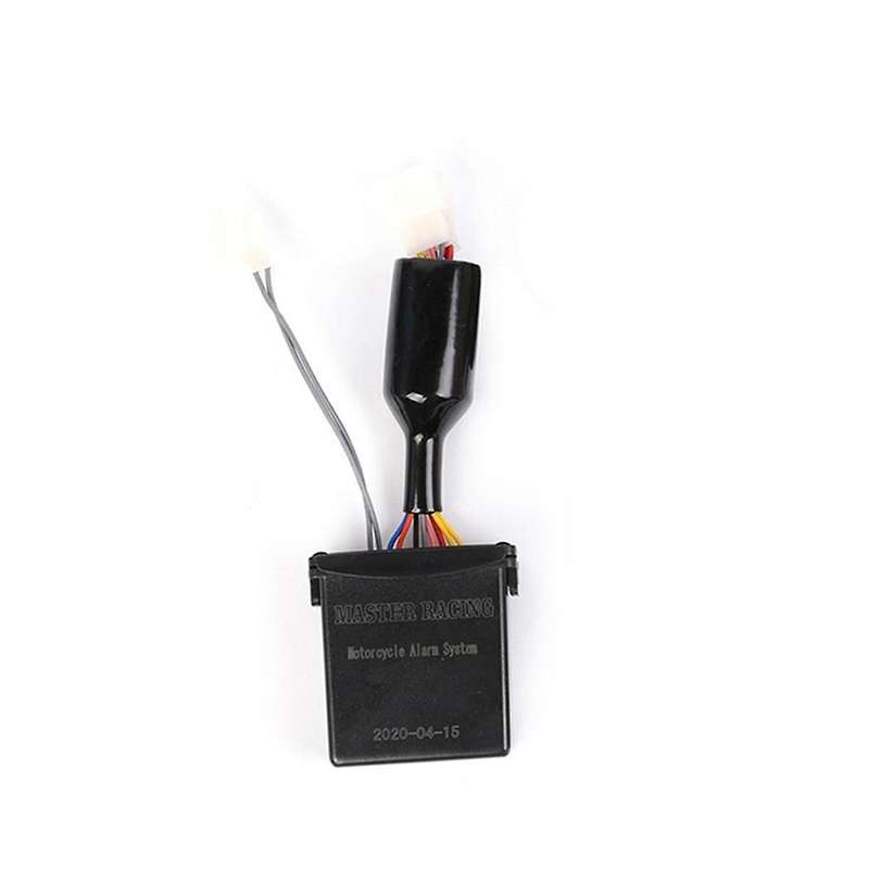 Lcd Motorcycle Alarm Auto Lock/unlock Security System Two Anti-theft Alarms Keyless Engine Start, wi