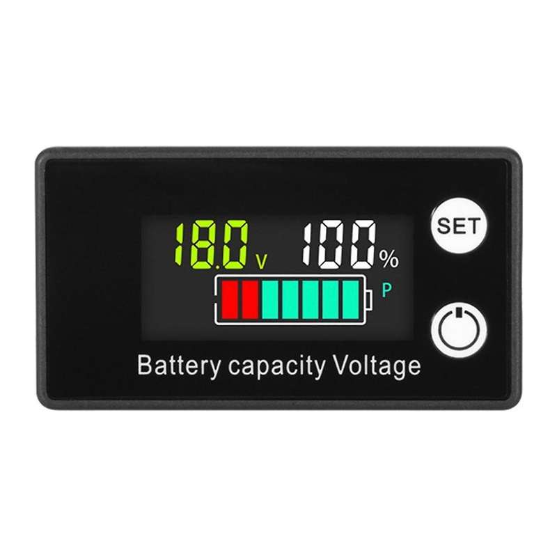 LCD Liquid Crystal 8-100V Voltmeter Battery Car Power Detection Digital Lithium Battery Capacity Dis