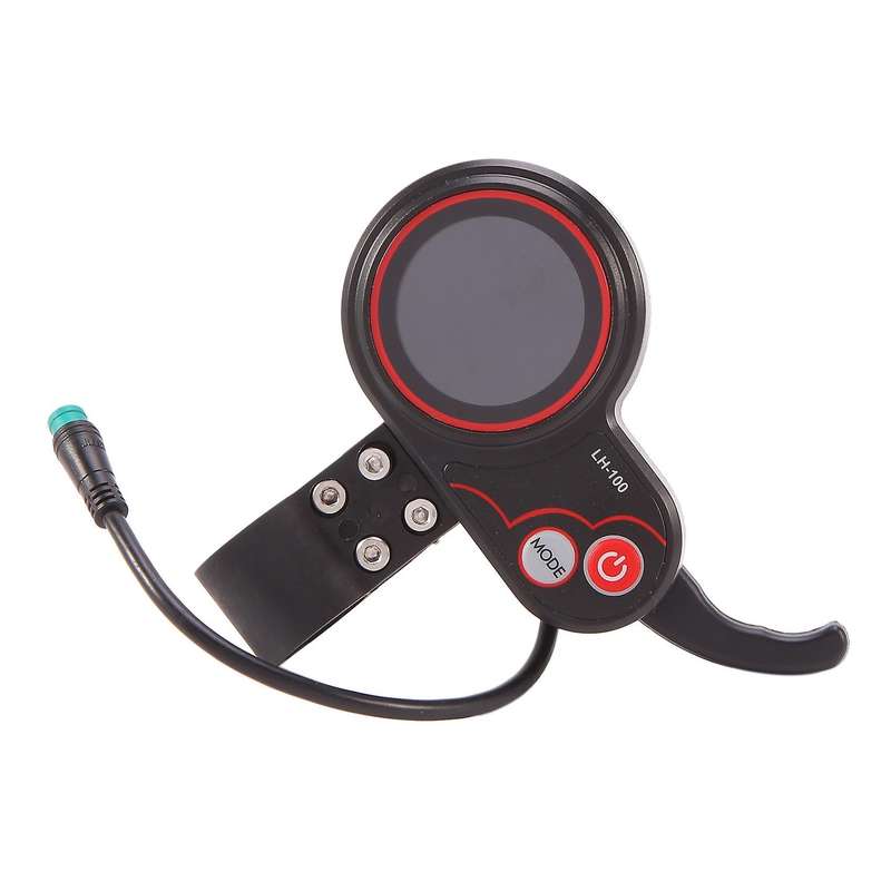 Lcd-lh100 24v/36v/48v/60v 5 Pins Electric Bike Display Thumb Throttle Speedometer Control Panel For
