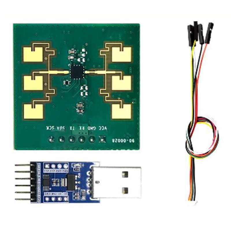 Ld1158e 24g Mobile Ranging Radar Sensor Module Long Distance One Receive and One Transmit Ttl Seria