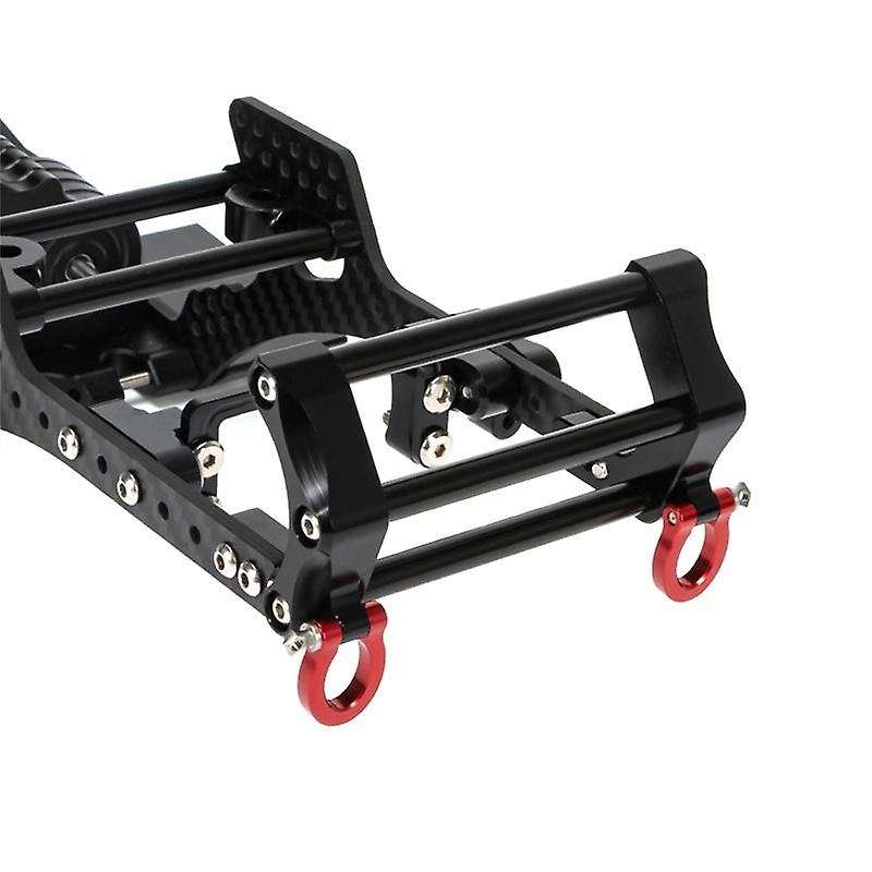 Lcg Metal Front Bumper with Tow Hook for Axial Scx10 Traxxas,red