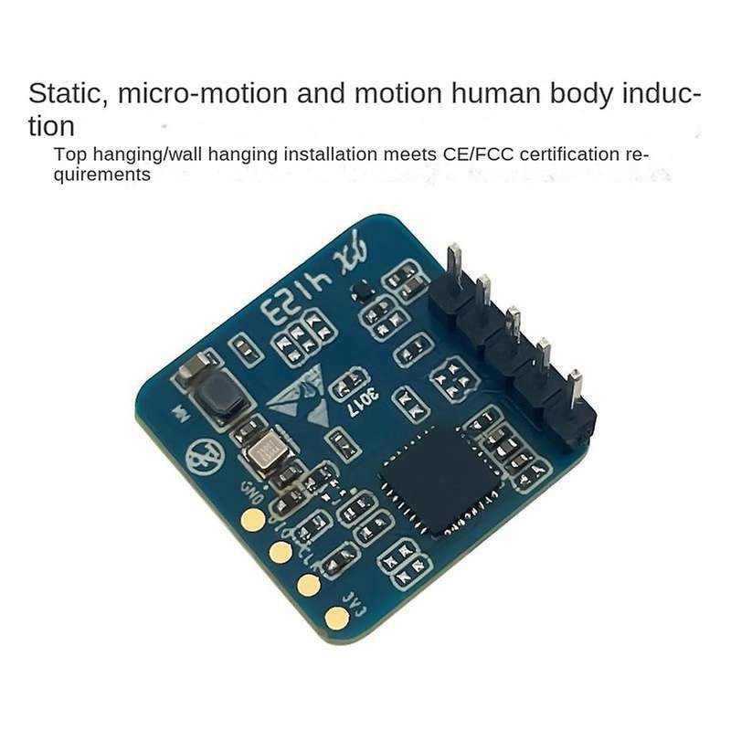 LD2410S Motion Detection Radar Sensor Module 24GHz Human Presence Radar Sensor, for Smart Home