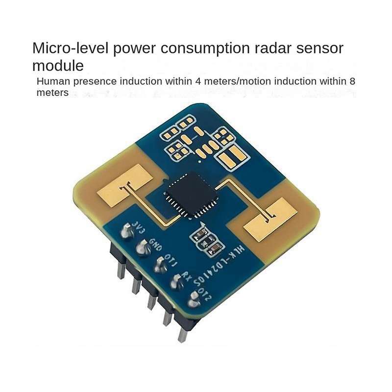 LD2410S Motion Detection Radar Sensor Module 24GHz Human Presence Radar Sensor, for Smart Home