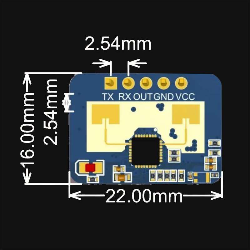 LD2410C 24G Radar Human Presence Sensor+CH340 Adapter FMCW Radar Millimeter Wave Motion Detection Mo