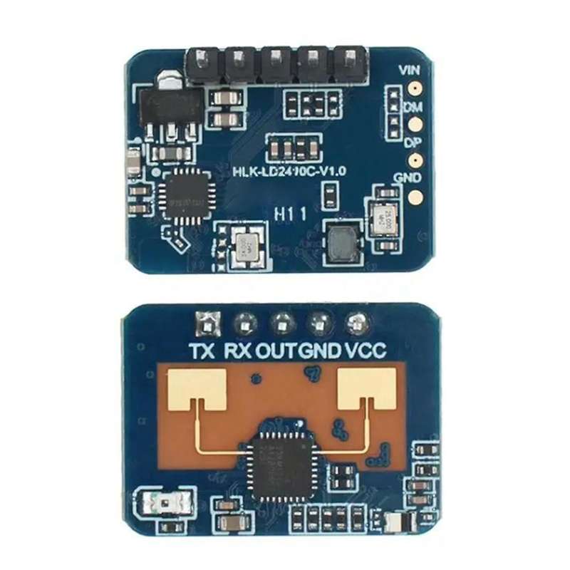 LD2410C 5V Mini 24G Smart Human Presence Status Sensor Millimeter Wave Radar Sensing Module