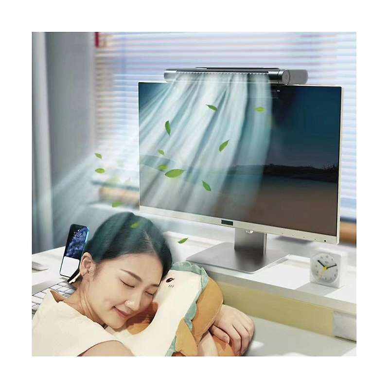 Leafless Charging Fan Usb Office Computer Clip Screen Fan Strong Hanging Screen Fan