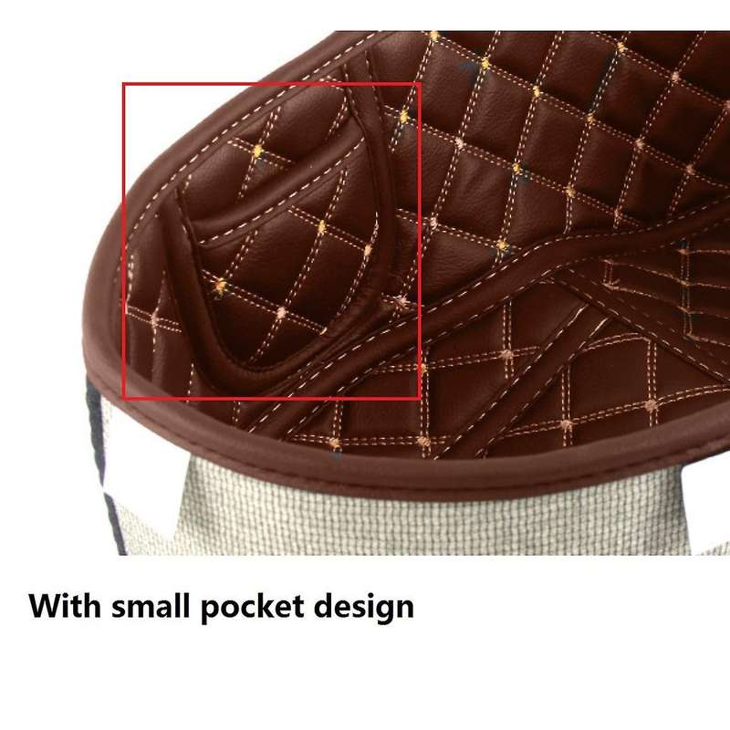 Leather Rear Trunk Cargo Liner Protector Motorcycle Seat Bucket Pad for Gts300 300 Accessories, Brow
