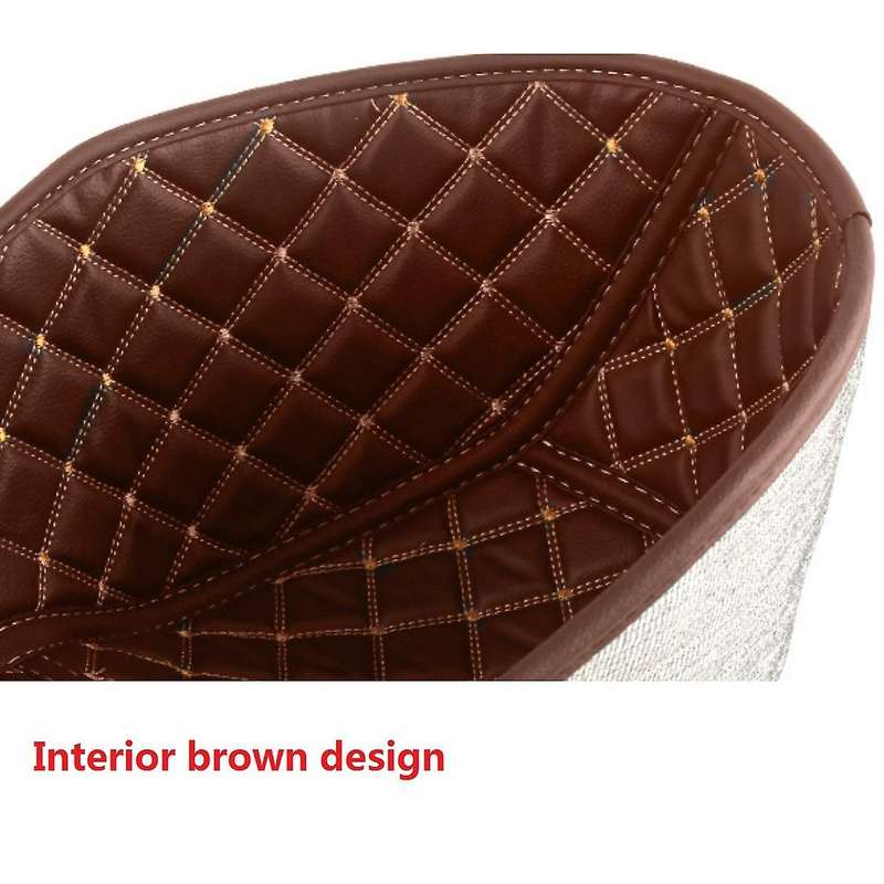 Leather Rear Trunk Cargo Liner Protector Motorcycle Seat Bucket Pad for Gts300 300 Accessories, Brow