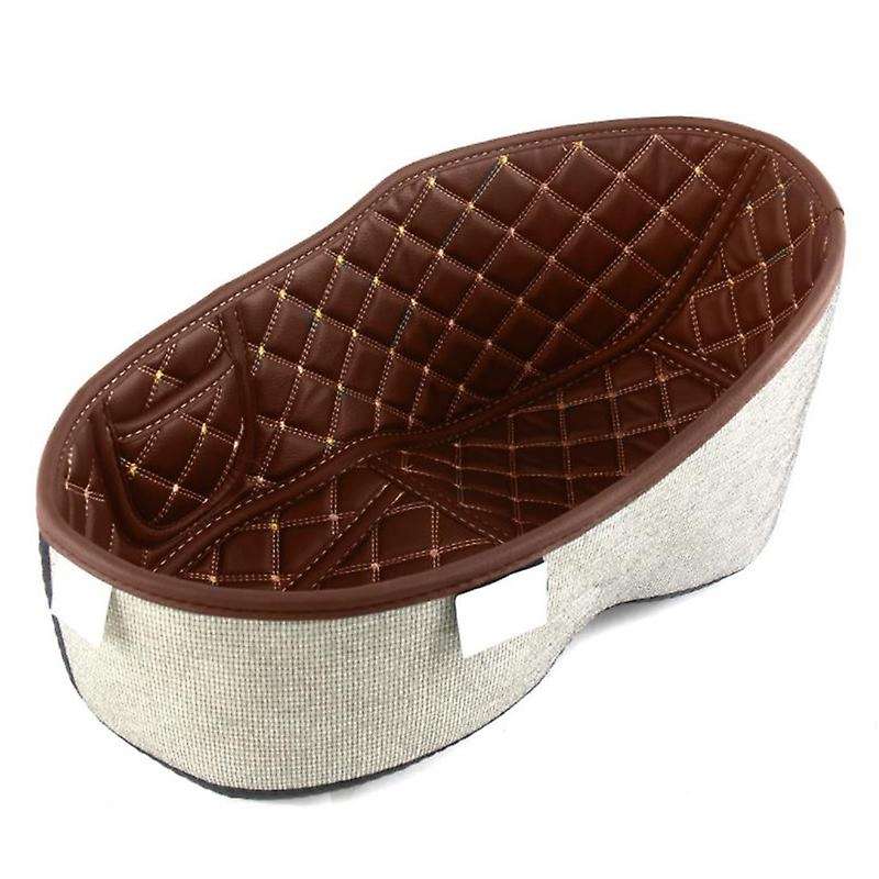 Leather Rear Trunk Cargo Liner Protector Motorcycle Seat Bucket Pad for Gts300 300 Accessories, Brow