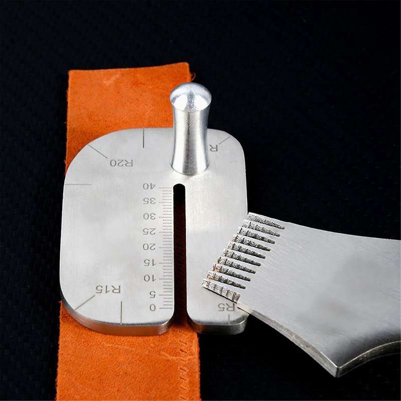 Leather Pulling Board Practical Cutting Ruler Tool Stainless Steel Manual Leather Cut Auxiliary Acce