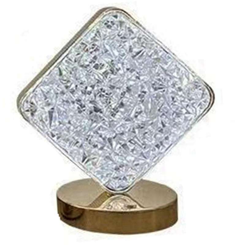 Led , Diamond Three Color Desk Light, Touch Dimming, Bedside Light, Romantic Diamond Usb