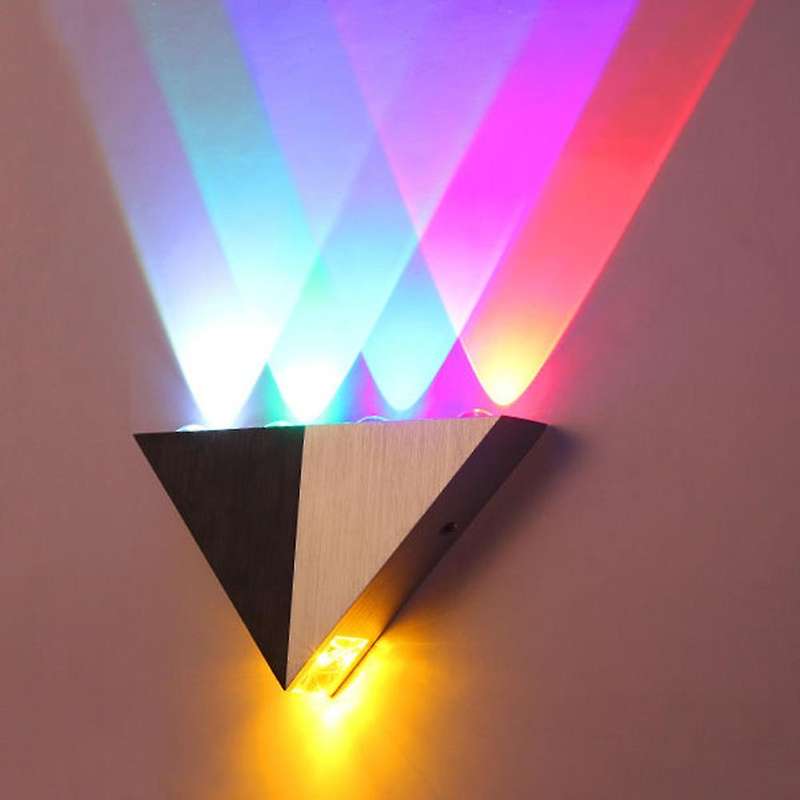 Led 5W Triple-cornered Wall Light for Bedroom Luminaire Bathroom Light