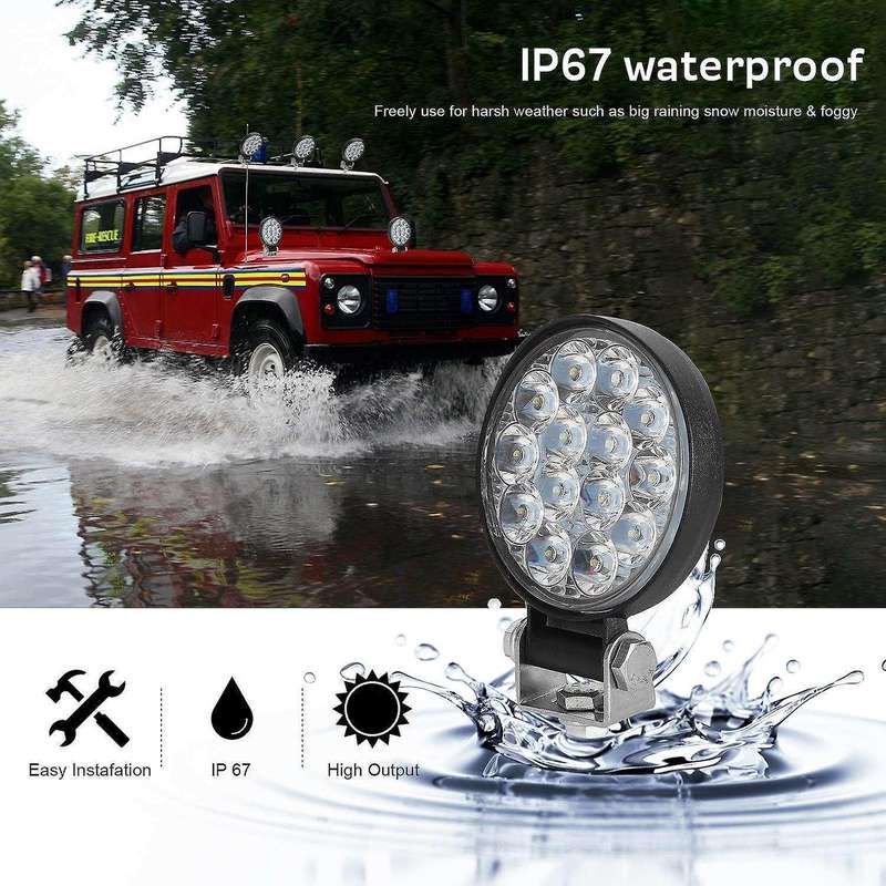 LED 3Inch 160W LED Light Bar Work Light Spot Beam Off Road Driving Fog Lights Waterproof LED for Tru