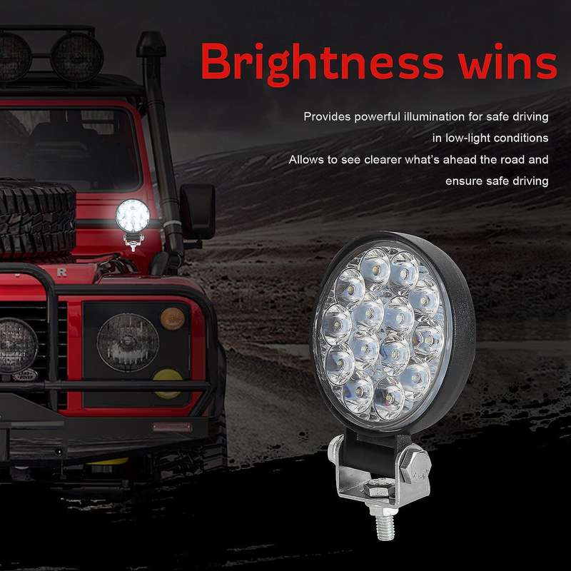 LED 3Inch 160W LED Light Bar Work Light Spot Beam Off Road Driving Fog Lights Waterproof LED for Tru