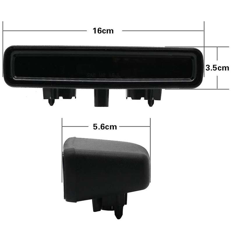 Led 3Rd Brake Light Compatible for Jl 2018 2019 Third Brake Light High Mount Stop Light(Black Housin