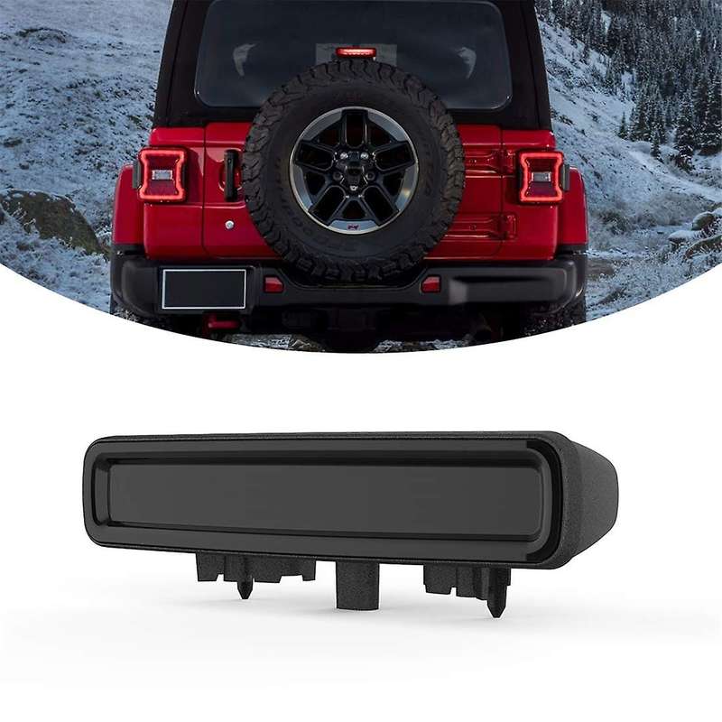 Led 3Rd Brake Light Compatible for Jl 2018 2019 Third Brake Light High Mount Stop Light(Black Housin