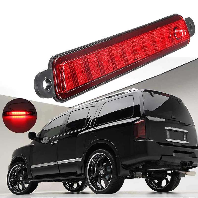 Led 3Rd Rear Spoiler Brake Light Lamp for / Qx56 2004-2008 2009 2010 2011 2012 2013 2014 2015 Red St