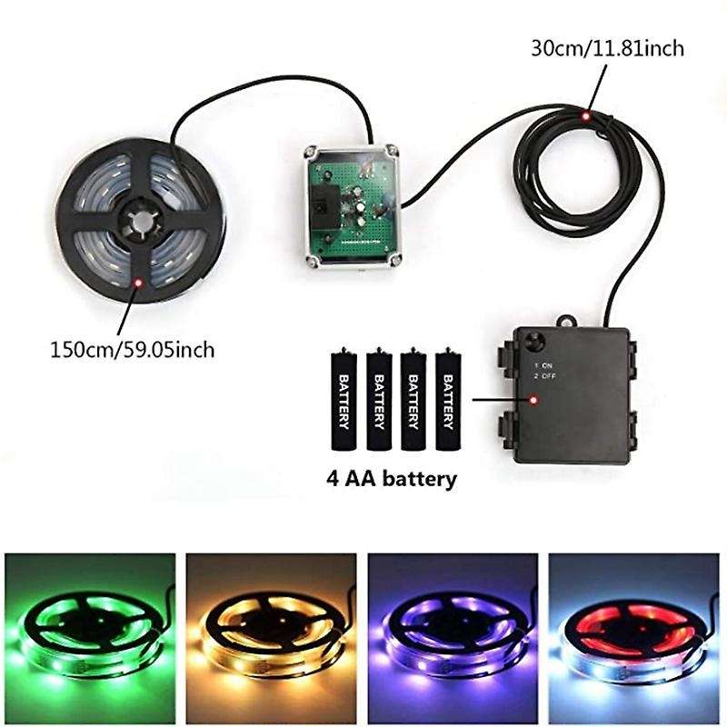 Led Basketball Hoop Lights Playing At Night RGB Led Strip Lamp Basketball Rim Attachment Night Light
